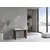 Ityhome Ityhome 90 x 77 konzolna miza bela/rjava, (20847937)