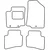 Textile car mats Kia Rio 2011-2017