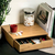 FIVE Organizator za kapsule kafe sa fiokom 34.5x30.5x8 cm bambus