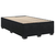 vidaXL Box spring postelja z vzmetnico črna 120x200 cm žamet