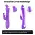 Paloqueth Thrusting & Vibrating Rabbit Vibrator Purple