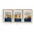 Wallity Dekorativna slika 3P3853NISCT-020, 38x53cm, 3 dela
