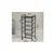 Hanah Home stalak sa korpama Zest, 41,5 cm, crni