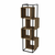 HANAH HOME Polica za knjige Prada Walnut Black