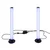 Stone lampe Paco 2/1 RGB/5W/IP20 crne