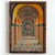 WallXpert uramljena MDF slika NAL053-70, hodnik sa mozaičkim lukovima i rozetom u marokanskom stilu, 50 x 70 cm
