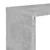 Zidne police 2 kom siva boja 100 x 15 x 20 cm konstruirano drvo