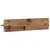 Polica na zidu s policom 2 pcs Staro drvo 80 x 11,5 x 18 cm