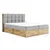 Boxspring postelja Wood1 - 140x200 cm