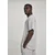 Terry T-shirt with herringbone light gray