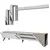 Hanah Home TV komoda sa policama Beril, 180x40x37 cm, Bela