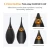 K&F Air blower, advanced long nozzle air blowing, black silicone material, surface touch oil,