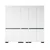 HANAH HOME Ormar Floransa 225 White Anthracite v2