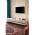 Hanah Home TV komoda Ilay, 180 cm, bela / travertin / srebrna