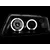 OEM Kristalni farovi Angel Eyes Audi A3 (96-00), Crni