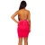 Amiatex Ženska obleka 73880, roza, L