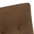 Vidaxl Jedilni stoli s kolesi s kolesi 2 szt. Rjava 58 x 67 x 97 cm