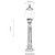 Opviq Spoljna lampa BSU-68194-BSY-B, 95 cm, Podna, E27, IP65, 60W, Crna