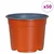 Okrugla saksija za cveće 50 pcs Terakota O 10 x 8 cm Plastika