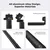 K&F Selfie Stick1/4 folding design with positioning column, foldable, compact and stable, easy to ca