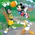 Dino Miki i mini sportisti, puzzle set 3x55 delova