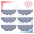 shumee Roborock S7/S7 max/S7 Plus/S8 Mop Pads SET krp 6 kos