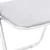 Sklopiva stolica 2 pcs Bijela i siva 48 x 43,5 x 81 cm