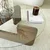 Hanah Home Klub sto Mia, 75x35x75 cm, Braon