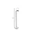 Aberto Design Podna lampa Araz Eskitme , 155 cm, E27, IP20, Zlatne boje