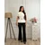 Kombinezon / Floral Contrast White