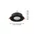 Eglo 902243 - LED ugradni spot BARRANCO 1xGU10/4,5W/230V crna