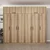 Hanah Home Garderober Kale-7711, 270x255x52 cm, Braon