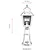 Lessentiel Maison Spoljna zidna lampa BSU-68213-BSY-K, 53 cm, IP65, E27, 40W, Crna