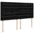 VIDAXL Box spring postelja z vzmetnico črna 180x200 cm blago