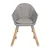KikkaBoo Hranilica Woody 6in1 Grey (KKB11173)