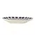 Bel/temno moder lončen krožnik o 27 cm Shama – Bloomingville