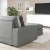 KIVIK Sofa trosed s lenjivcem, Tibbleby bež/siva