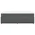 Vidaxl Box spring postelja z vzmetnico temno siva 120x190 cm blago
