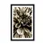 Plakat s paspartujem eksotična dalija v sepia varianti - 20x30 no frame
