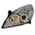 OEM Kristalni farovi Angel Eyes Opel Vectra C (05-09), Hrom