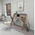 Hanah Home radni sto X, 90 cm, atlantski bor