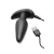 Bang! 25X Vibrating Silicone Butt Plug with Remote Control Black