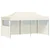 Šator za zabave Krema 291 x 580 x 315 cm Oxford tkanina