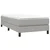 Vidaxl Box spring postelja z vzmetnico svetlo siv 100x200 cm blago
