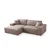 Atelier del Sofa Ugaona garnitura Pirlo 100x88x170cm Braon