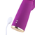 HiSmith HSG007 Conner Telescopic Dual Stimulation Vibrator Purple