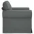 Sofa Tamno siva 95 x 82 x 80 cm tkanina