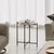 Hanah Home Klub sto 46x56x46cm Crno-Bež