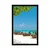 Plakat bela peščena plaža na otoku Bamboo - 40x60 white