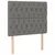 Vidaxl Box spring postelja z vzmetnico LED temno siva 90x200 cm blago